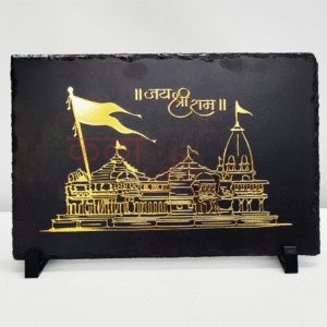 <span style="color:#8B0000; font-weight:bold; font-style:italic;">Shri Ram Mandir</span> – Stone Frame for Devotional Gifting and Home Mandir Decor