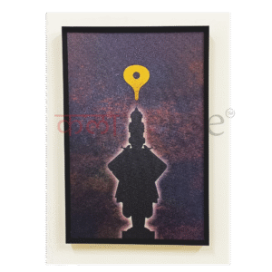 <span style="color:#8B0000; font-weight:bold; font-style:italic;">Lord Vitthala Panduranga</span> – Canvas Wall Frame with Aluminium Finish for Spiritual Decor
